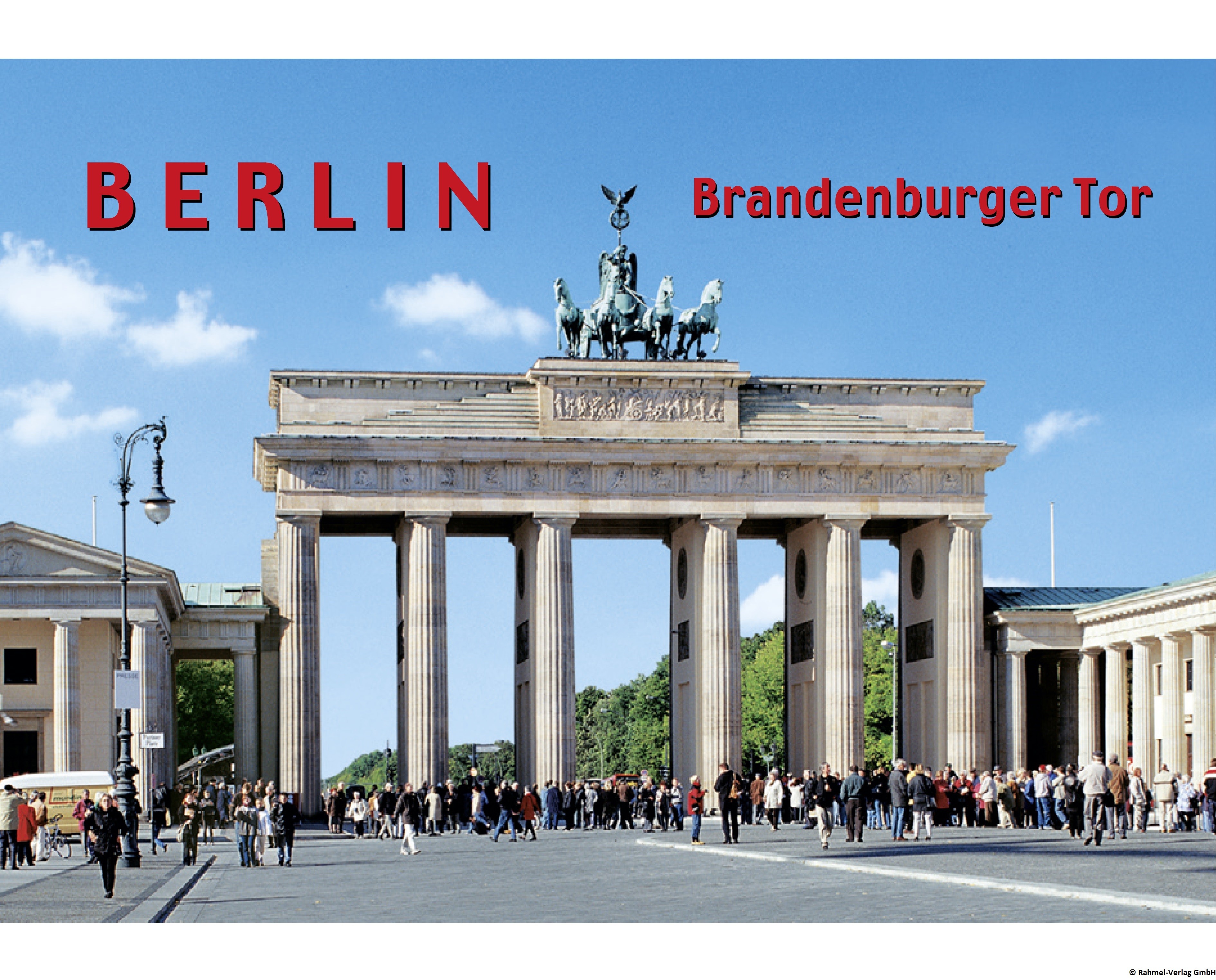 Bildmagnet Brandenburger Tor am Tag